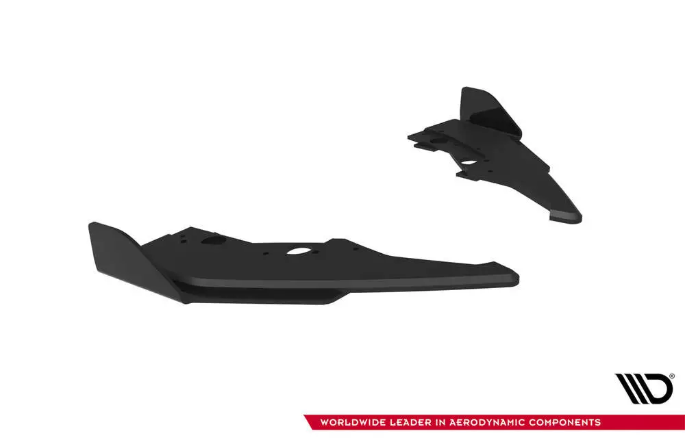 Street Pro Rear Side Splitters V.2 + Flaps Bmw 1 M-pack F70 - Image 4