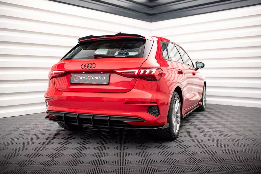 Street Pro Rear Valance + Flaps Audi A3 Sportback 8y