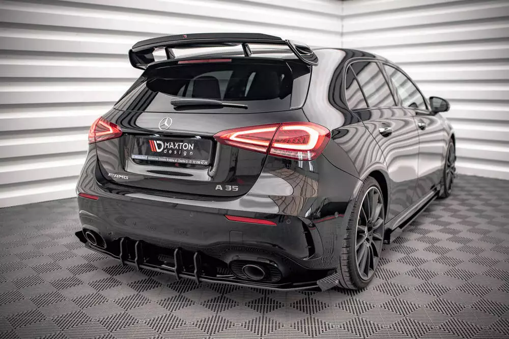 Street Pro Rear Valance + Flaps Mercedes A35 Amg Hatchback Aero Pack W177