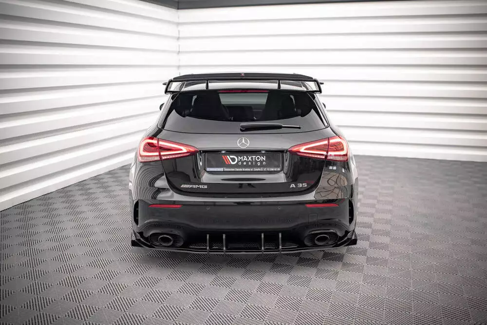 Street Pro Rear Valance + Flaps Mercedes A35 Amg Hatchback Aero Pack W177 - Image 2