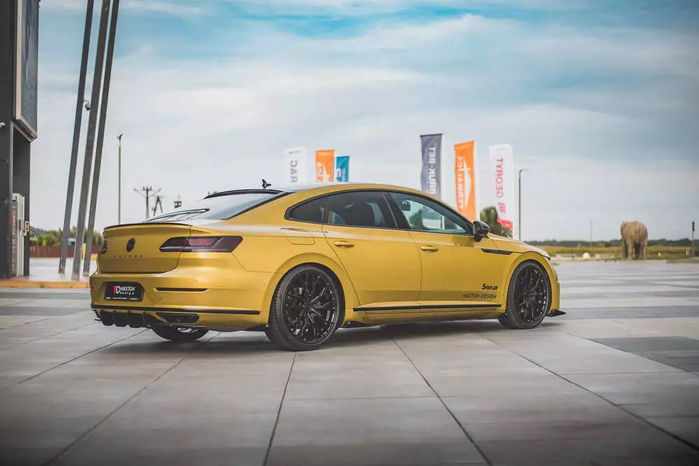 Street Pro Rear Valance + Flaps Volkswagen Arteon R-line - Image 2