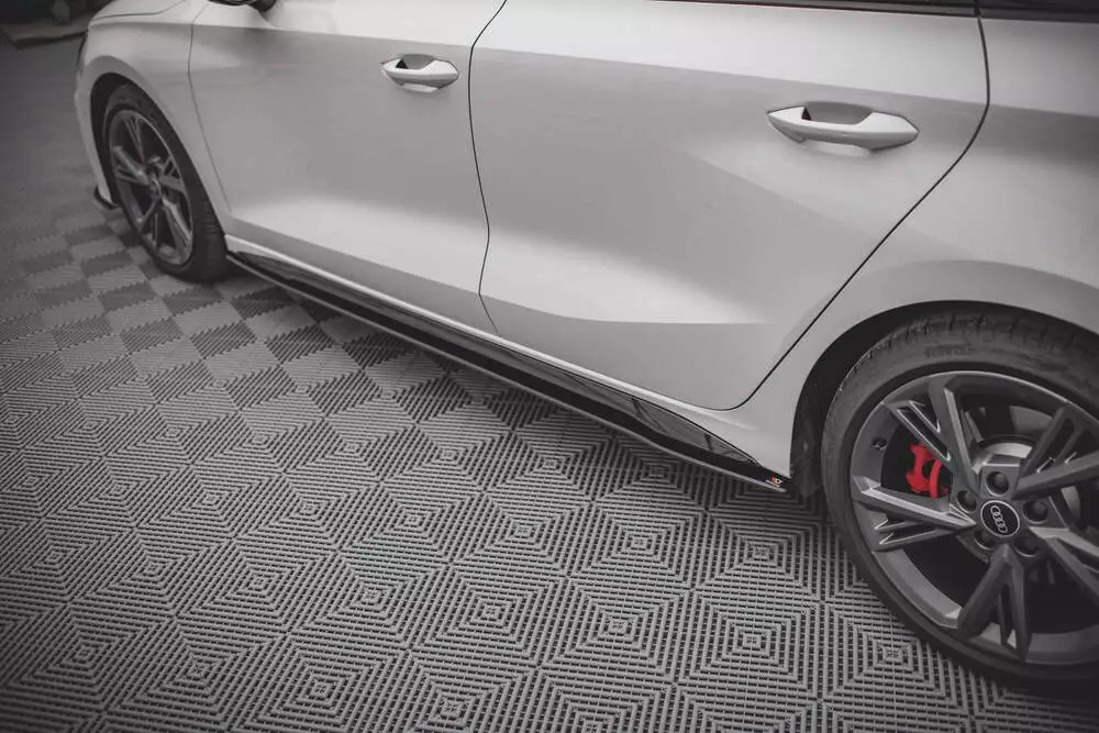 Street Pro Side Skirts Diffusers Audi S3 / A3 S-line 8y / 8y Facelift
