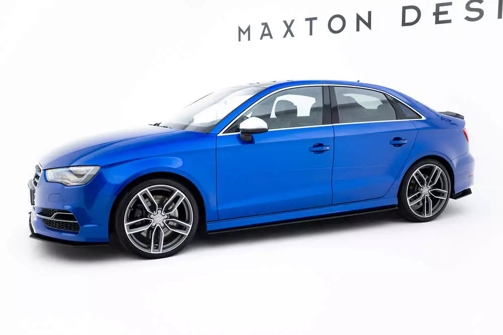 Street Pro Side Skirts Diffusers Audi S3 / A3 S-line Sedan 8v - Image 2