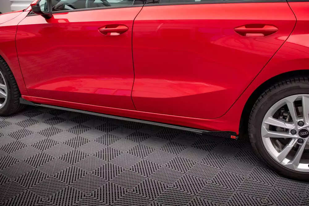 Street Pro Side Skirts Diffusers + Flaps Audi A3 8y - Image 2