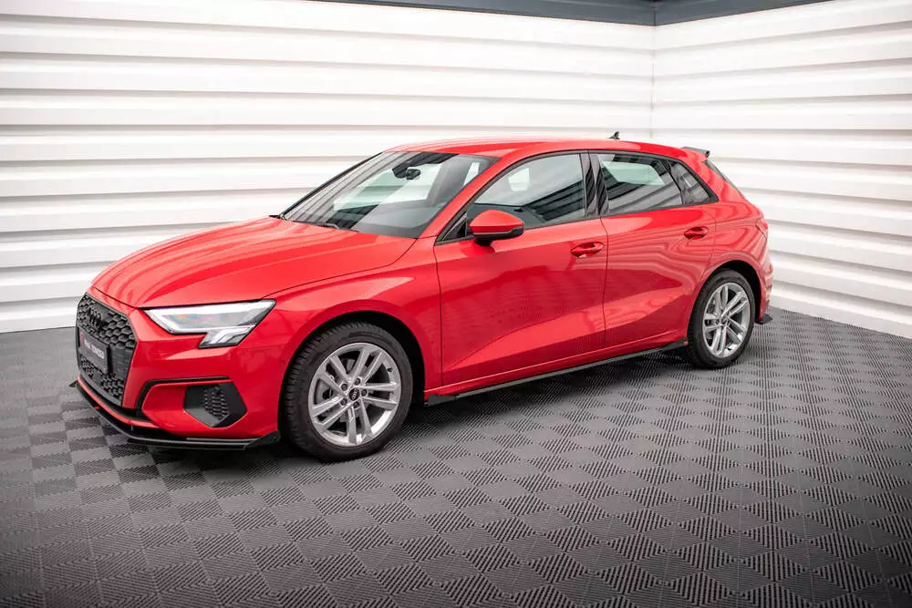 Street Pro Side Skirts Diffusers + Flaps Audi A3 8y - Image 3