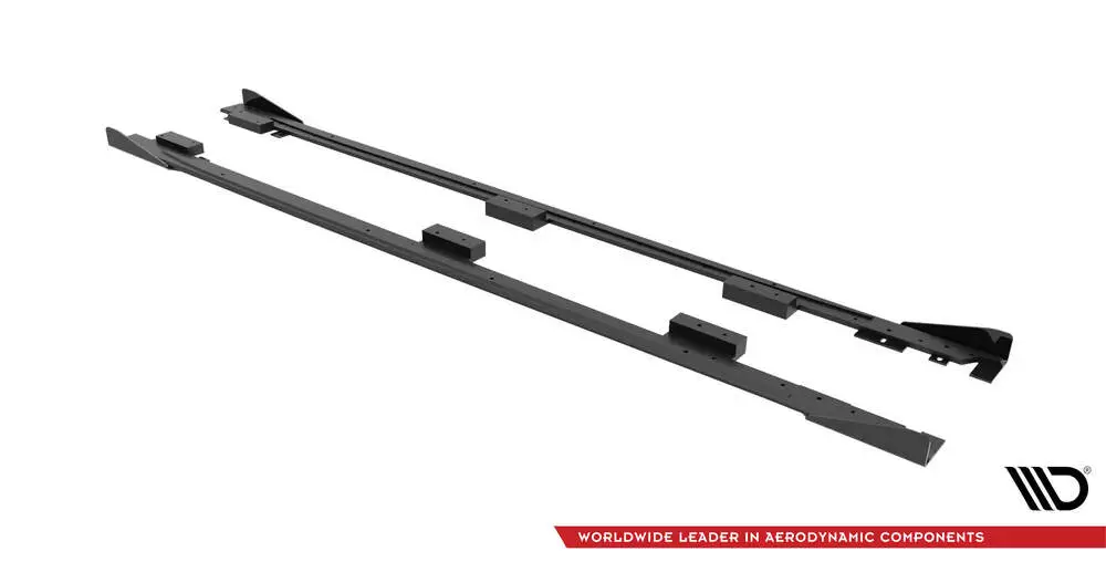 Street Pro Side Skirts Diffusers + Flaps Audi A3 8y - Image 4