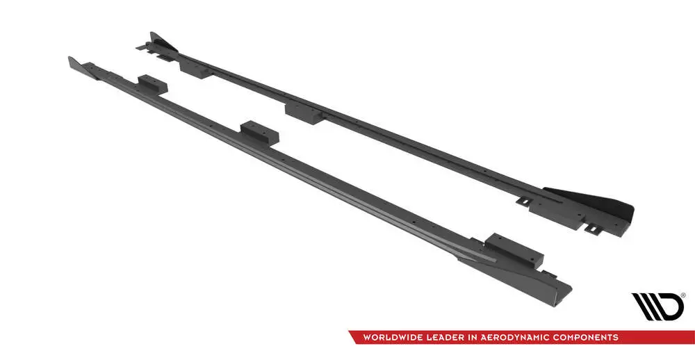 Street Pro Side Skirts Diffusers + Flaps Audi A3 8y - Image 5