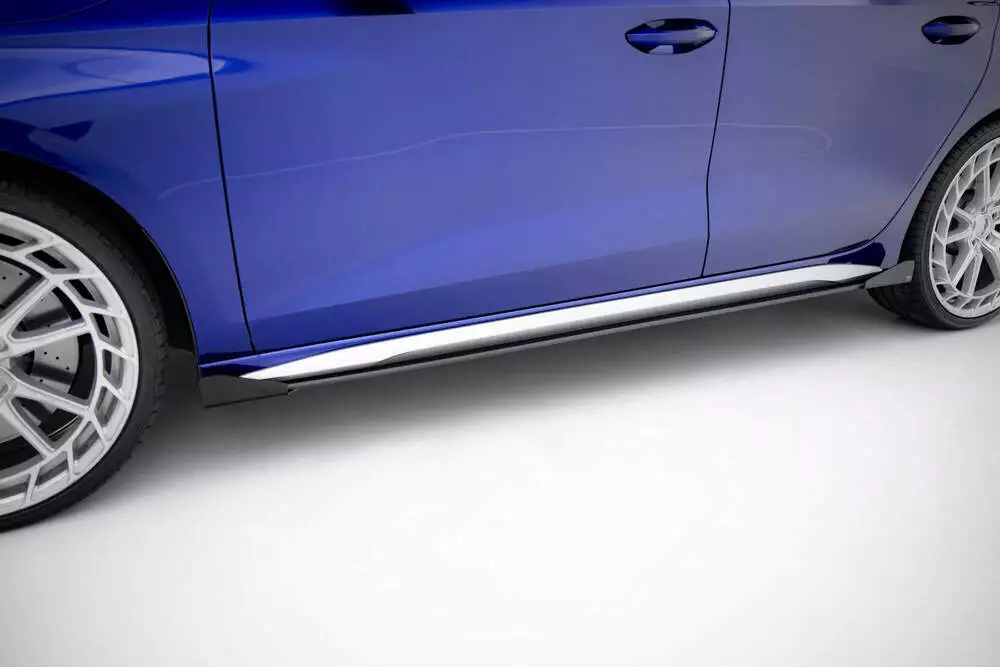 Street Pro Side Skirts Diffusers + Flaps Audi A3 S-line Sedan / S3 Sedan 8y Facelift