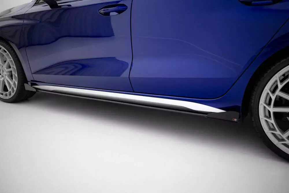 Street Pro Side Skirts Diffusers + Flaps Audi A3 S-line Sedan / S3 Sedan 8y Facelift - Image 3