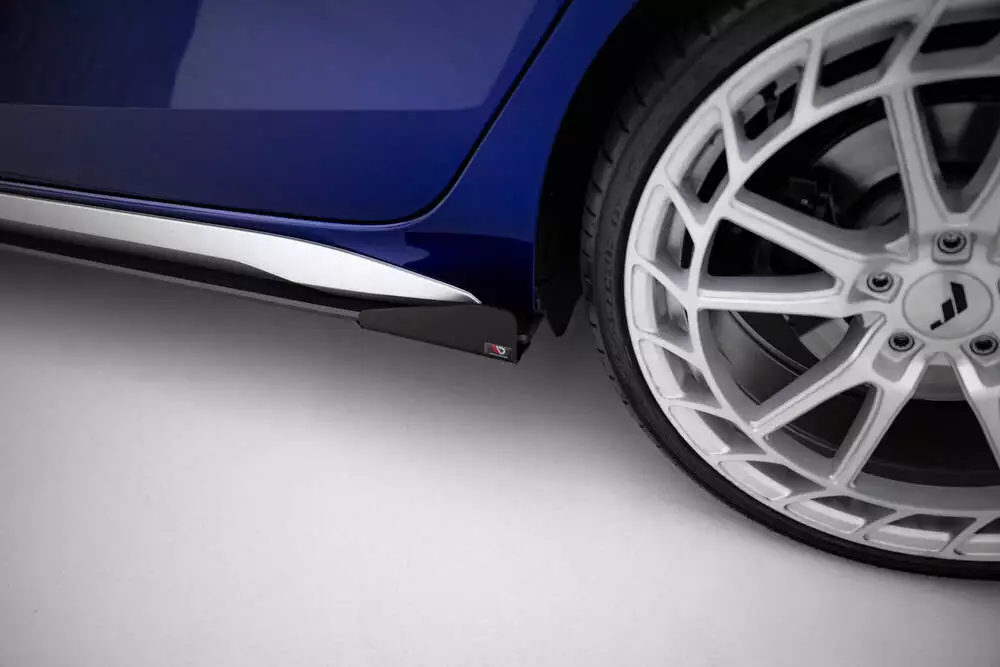 Street Pro Side Skirts Diffusers + Flaps Audi A3 S-line Sedan / S3 Sedan 8y Facelift - Image 4