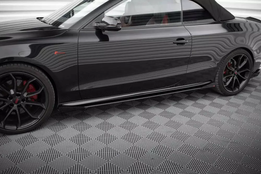 Street Pro Side Skirts Diffusers + Flaps Audi A5 / A5 S-line / S5 Coupe / Cabrio 8t / 8t Facelift