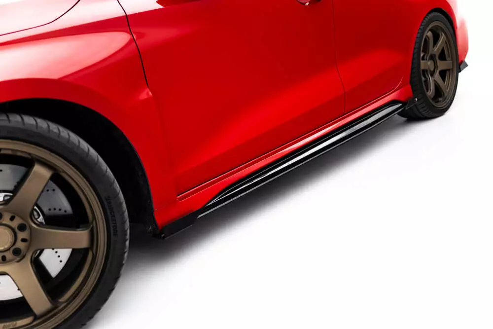 Street Pro Side Skirts Diffusers + Flaps Audi Rs3 Sedan 8y Facelift