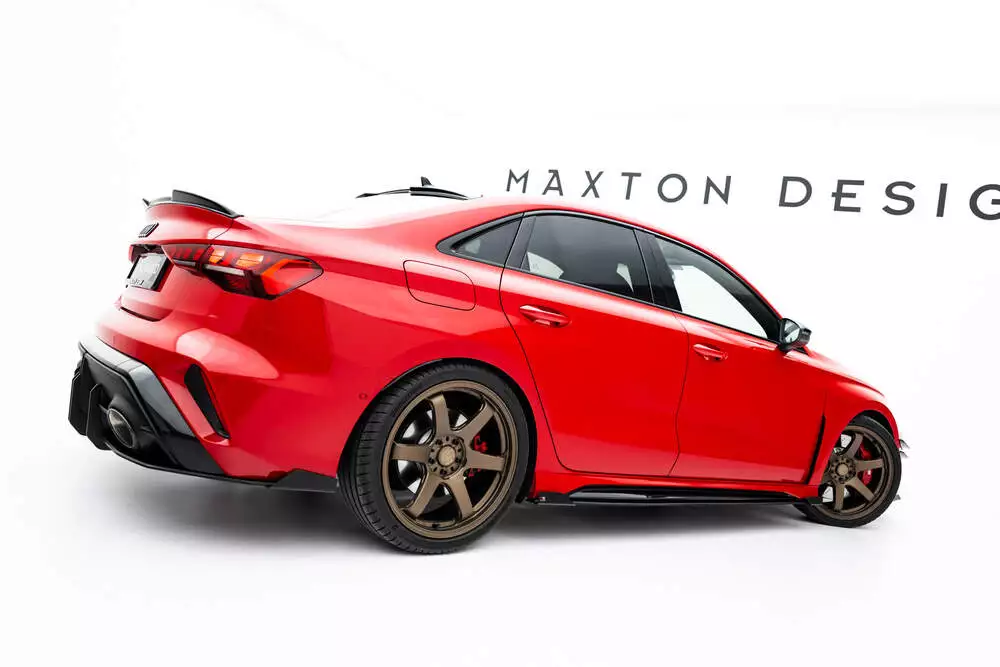 Street Pro Side Skirts Diffusers + Flaps Audi Rs3 Sedan 8y Facelift - Image 2