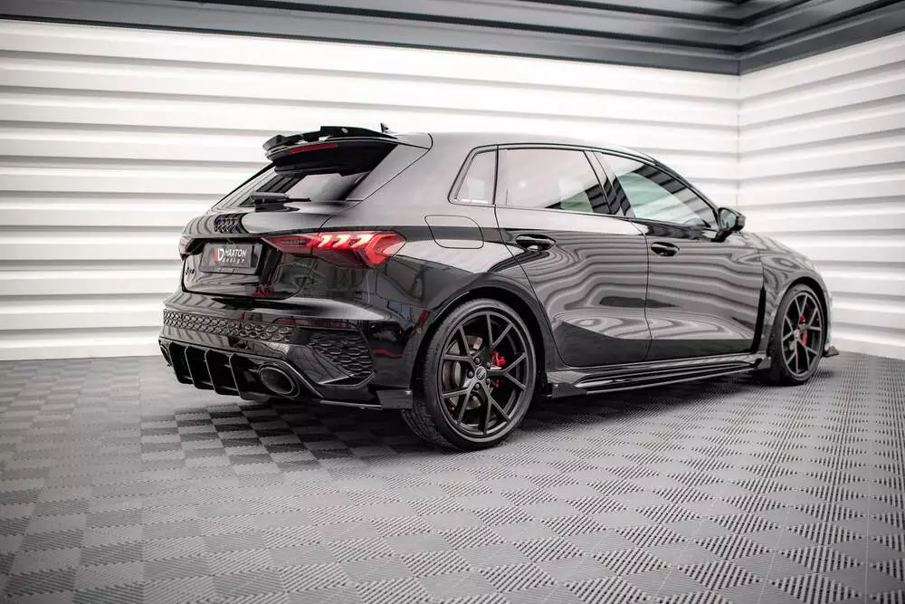 Street Pro Side Skirts Diffusers + Flaps Audi Rs3 Sportback 8y - Image 2