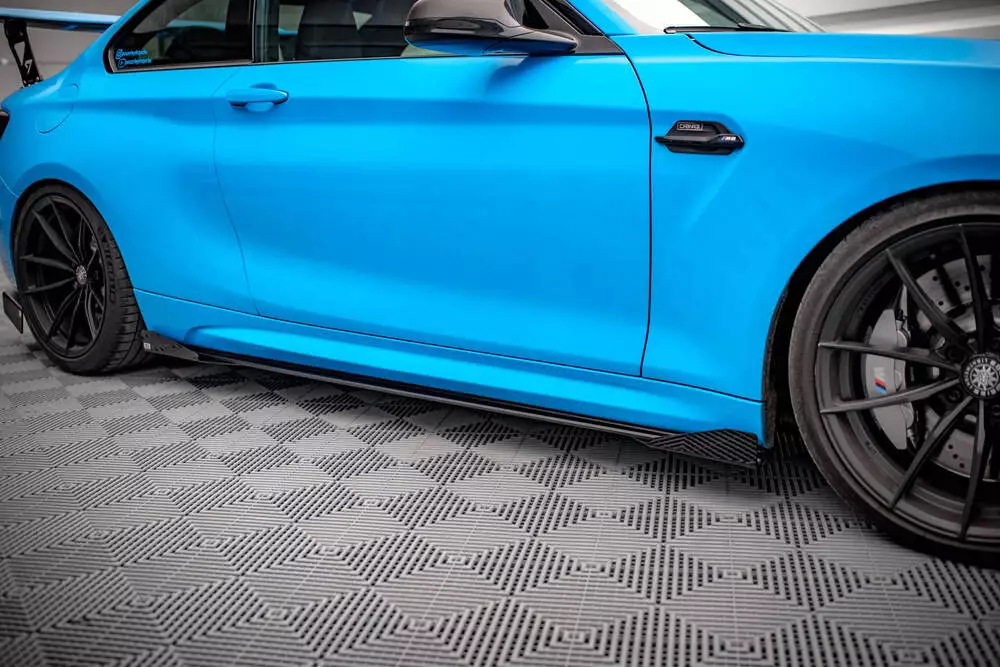 Street Pro Side Skirts Diffusers + Flaps Bmw M2 F87