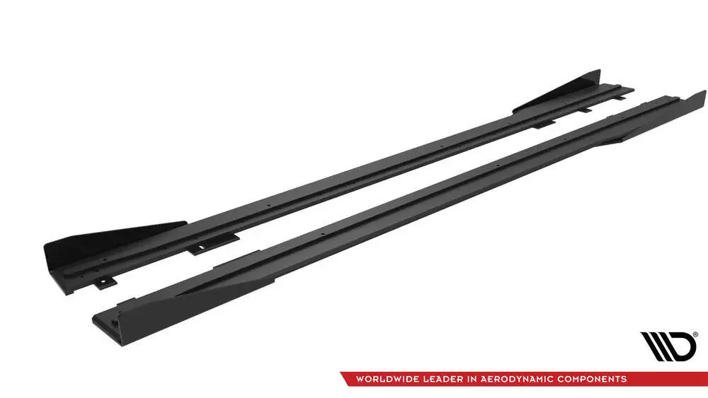 Street Pro Side Skirts Diffusers + Flaps Ford Mustang Gt Mk7 - Image 5