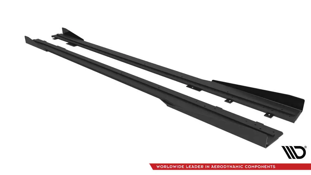 Street Pro Side Skirts Diffusers + Flaps Ford Mustang Gt Mk7 - Image 6