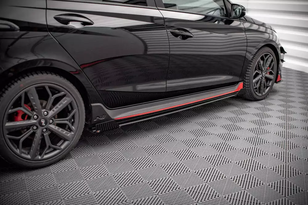 Street Pro Side Skirts Diffusers + Flaps Hyundai I20 N Mk3 - Image 3