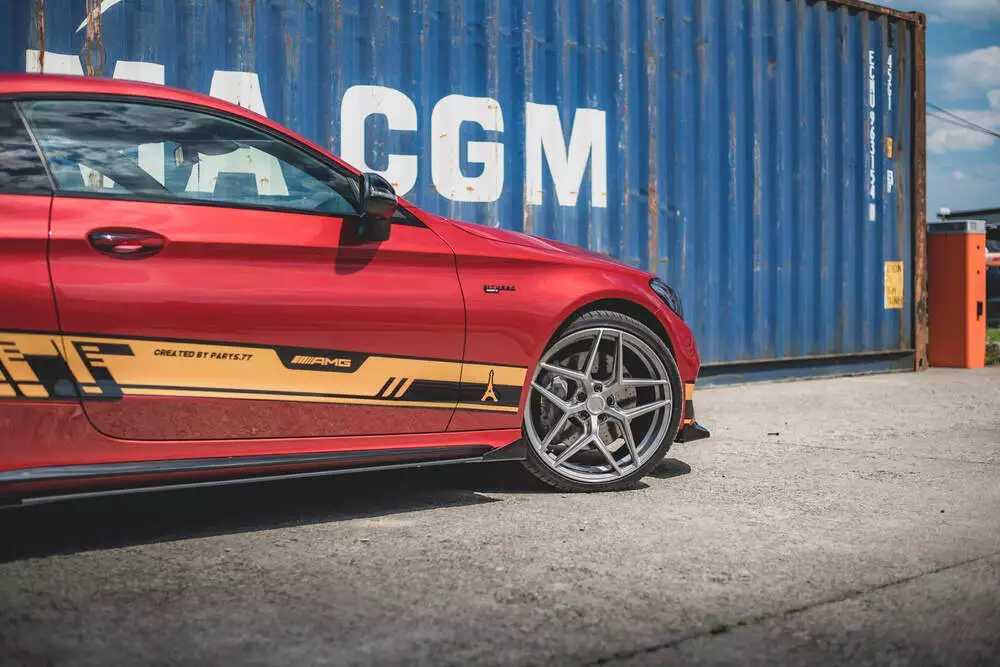 Street Pro Side Skirts Diffusers + Flaps Mercedes-amg C43 Coupe C205 - Image 3