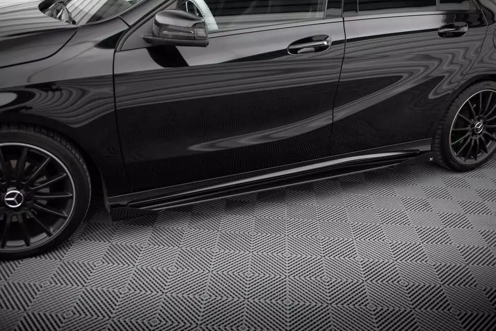Street Pro Side Skirts Diffusers + Flaps Mercedes-benz A Amg-line W176 Facelift