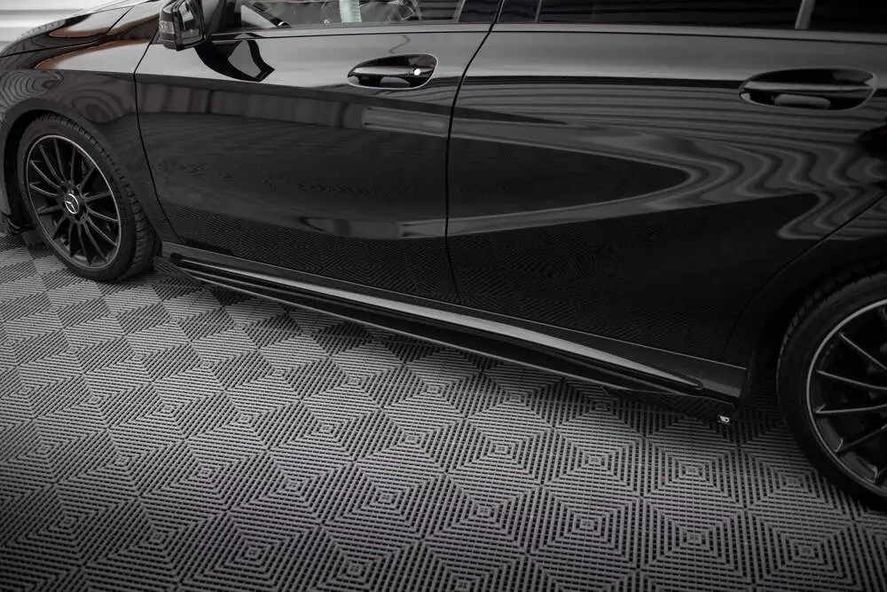 Street Pro Side Skirts Diffusers + Flaps Mercedes-benz A Amg-line W176 Facelift - Image 3