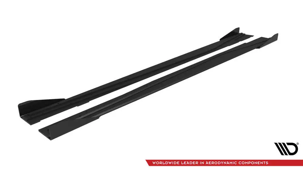 Street Pro Side Skirts Diffusers + Flaps Mercedes-benz A Amg-line W176 Facelift - Image 4