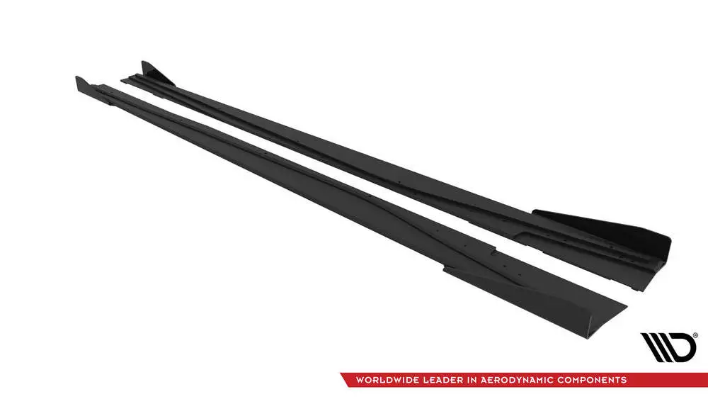 Street Pro Side Skirts Diffusers + Flaps Mercedes-benz A Amg-line W176 Facelift - Image 5