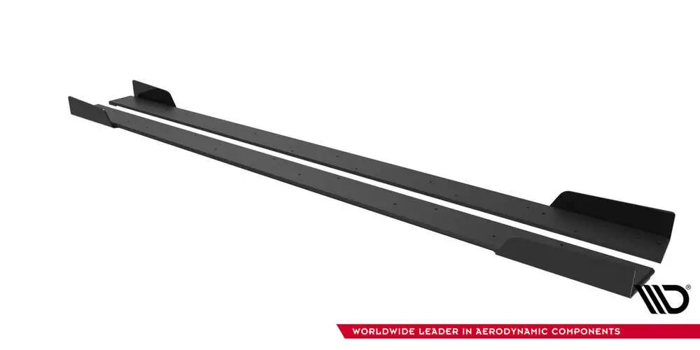 Street Pro Side Skirts Diffusers + Flaps Mitsubishi Lancer Evo X - Image 5
