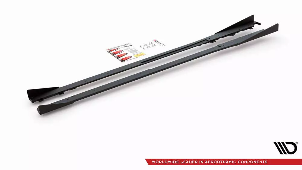 Street Pro Side Skirts Diffusers + Flaps Toyota Gr Yaris Mk4 - Image 5