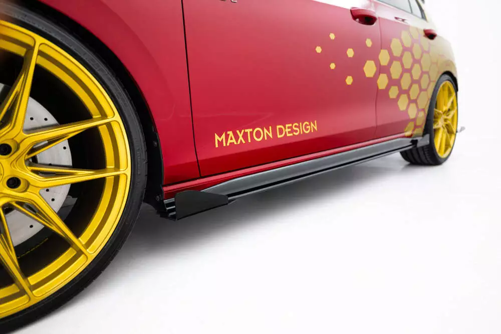 Street Pro Side Skirts Diffusers + Flaps Volkswagen Golf Gti Clubsport Mk8 Facelift