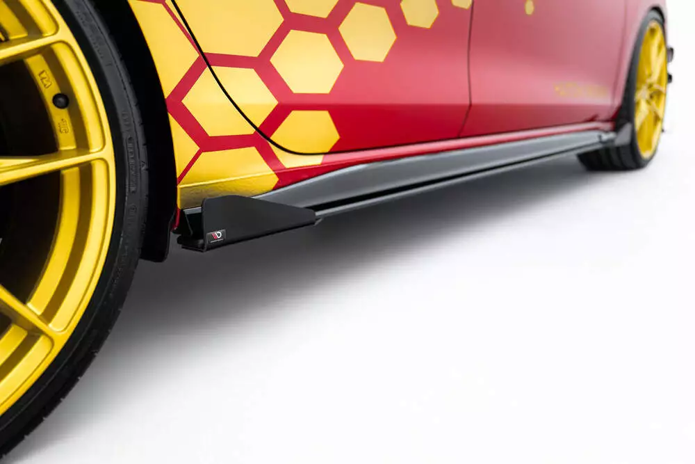Street Pro Side Skirts Diffusers + Flaps Volkswagen Golf Gti Clubsport Mk8 Facelift - Image 2