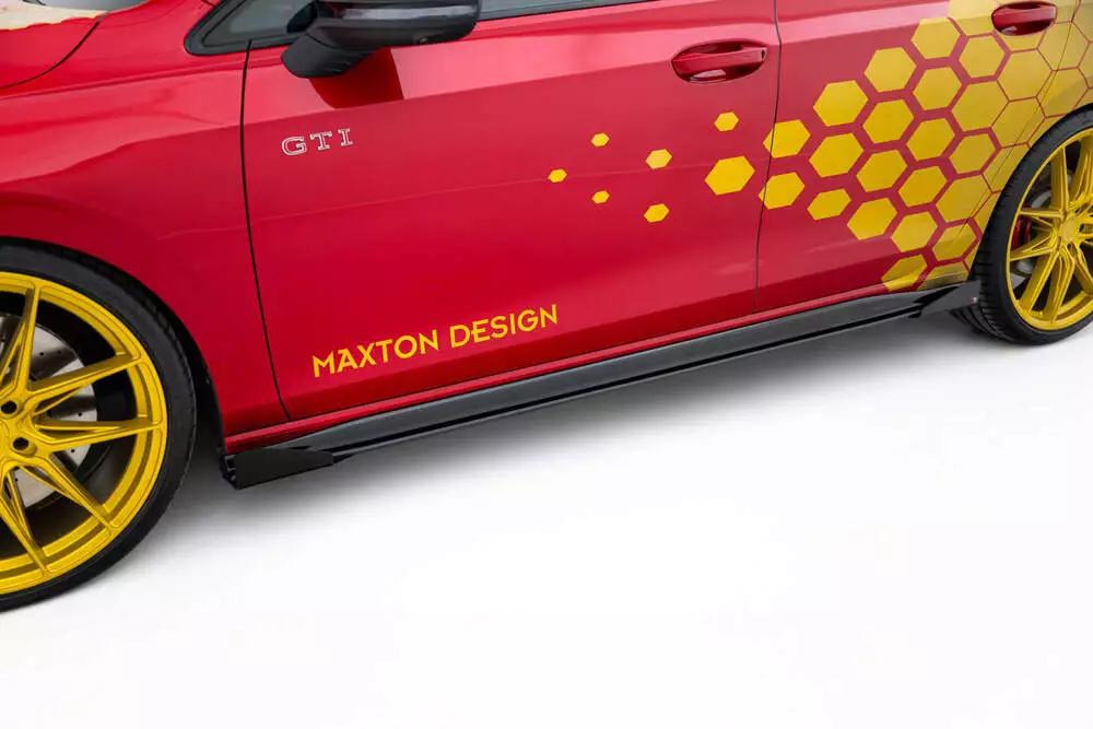 Street Pro Side Skirts Diffusers + Flaps Volkswagen Golf Gti Clubsport Mk8 Facelift - Image 4