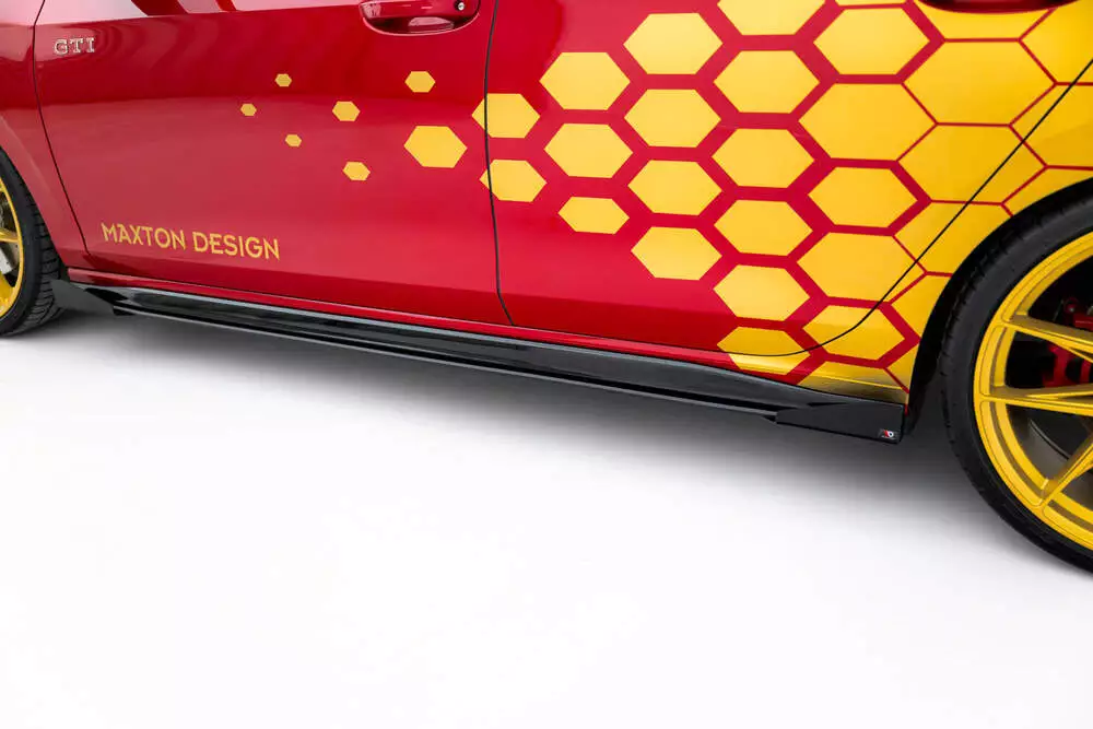 Street Pro Side Skirts Diffusers + Flaps Volkswagen Golf Gti Clubsport Mk8 Facelift - Image 5