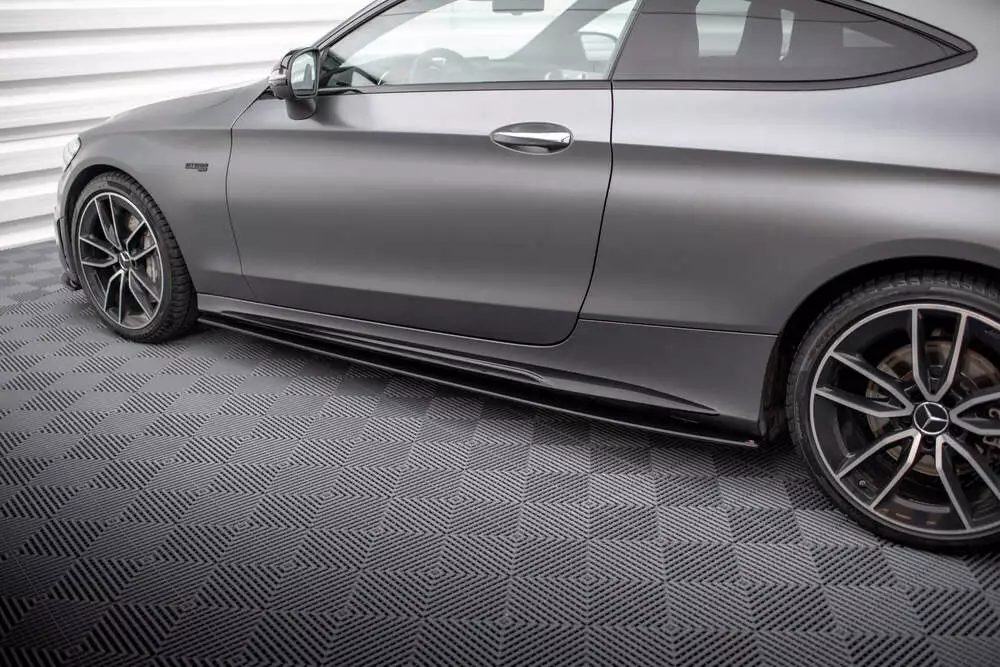 Street Pro Side Skirts Diffusers Mercedes-amg C43 Coupe / Cabrio C205 Facelift / A205 Facelift - Image 3