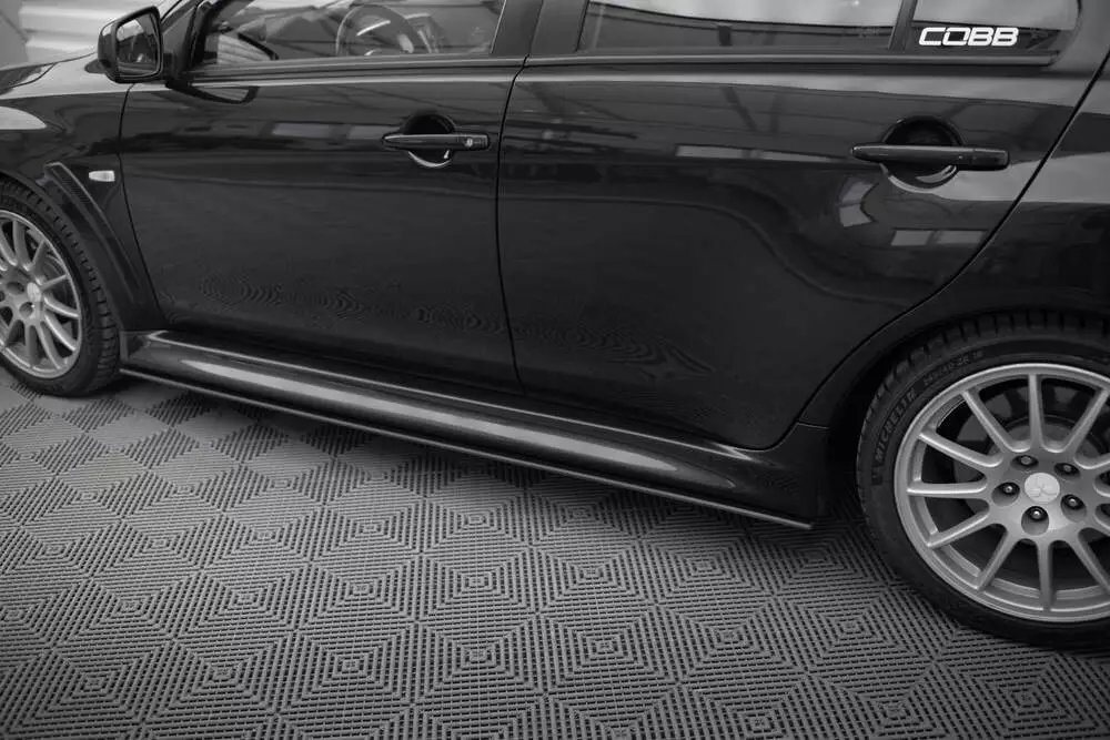 Street Pro Side Skirts Diffusers Mitsubishi Lancer Evo X - Image 3