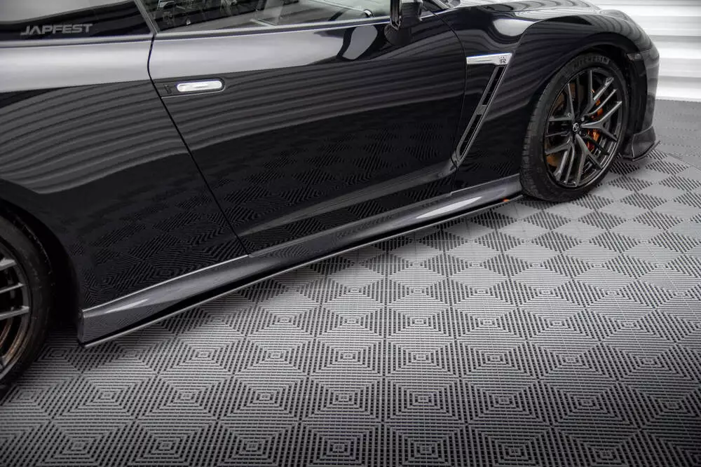 Street Pro Side Skirts Diffusers Nissan Gtr R35 Facelift - Image 2