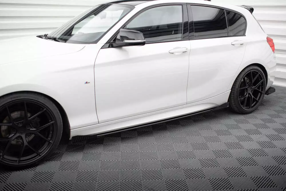 Street Pro Side Skirts Diffusers V.2 + Flaps For Bmw 1 F20 M135i / M140i / M-pack