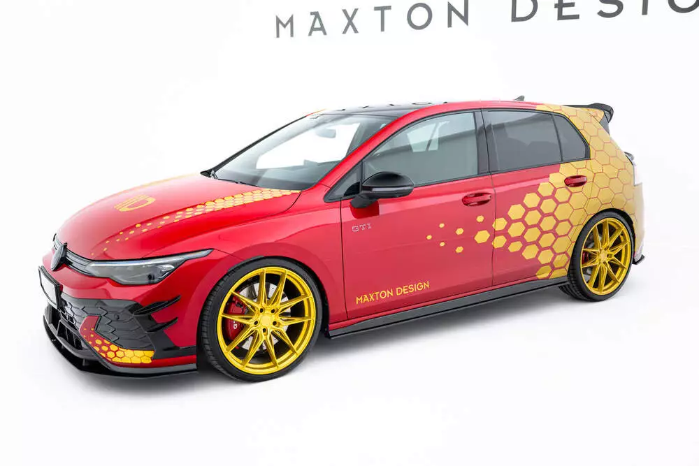 Street Pro Side Skirts Diffusers Volkswagen Golf Gti Clubsport Mk8 Facelift - Image 2