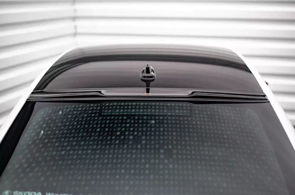The Extension Of The Rear Window Skoda Octavia Liftback Mk4