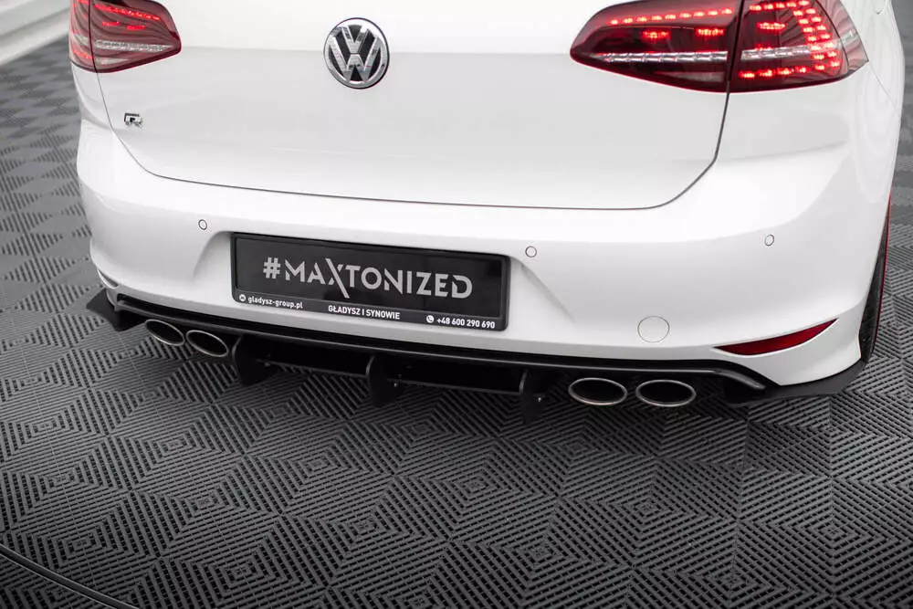 Vw Golf 7 R Hatchback Rear Diffuser & Rear Side Splitters - Image 5