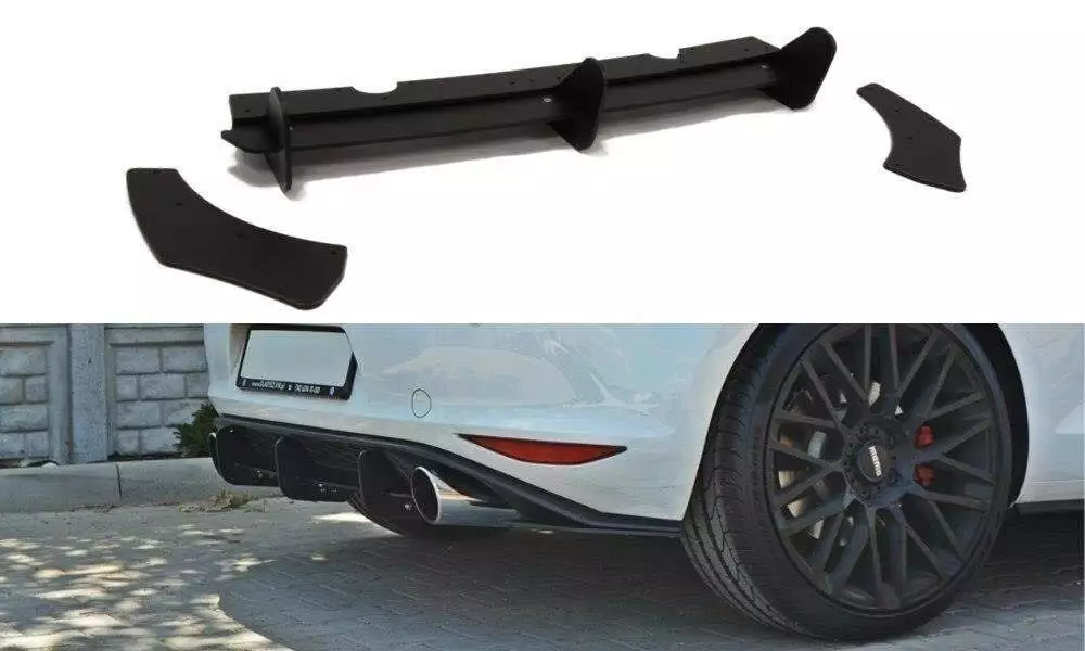 Vw Golf Mk7 Gti Rear Diffuser & Rear Side Splitters