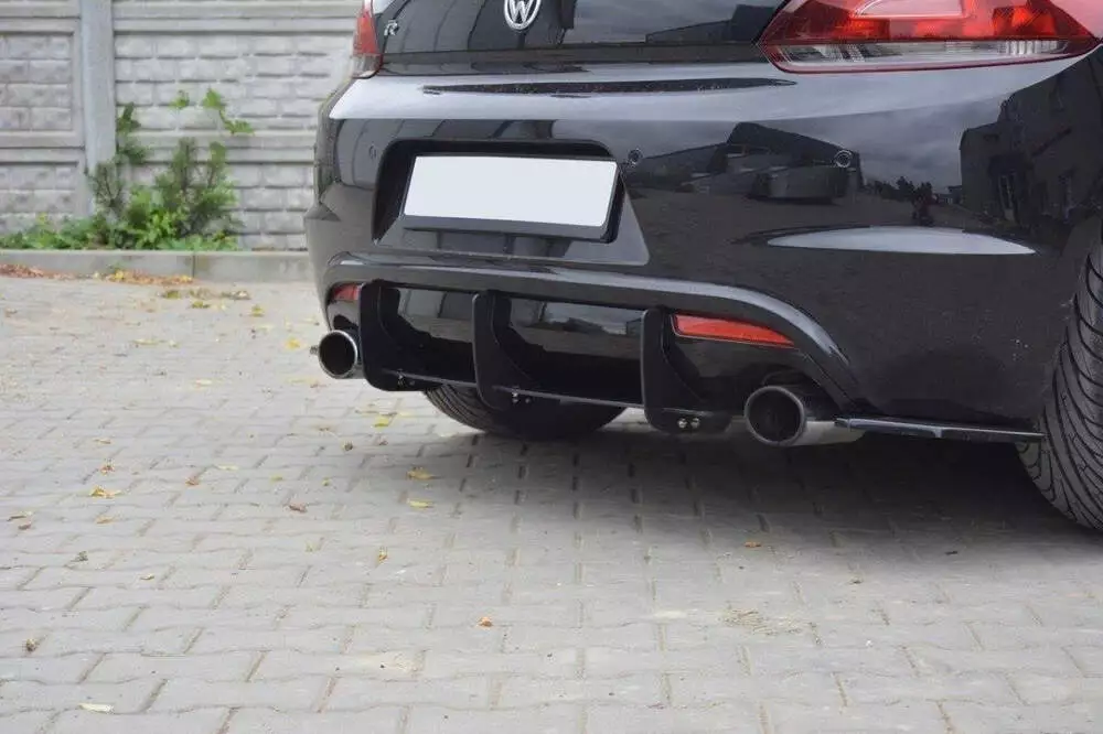 Vw Scirocco R Rear Diffuser & Rear Side Splitters