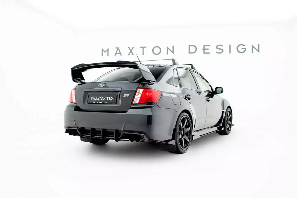 Street Pro Rear Side Splitters + Flaps Subaru Impreza Wrx Sti Mk3 Facelift - Image 2