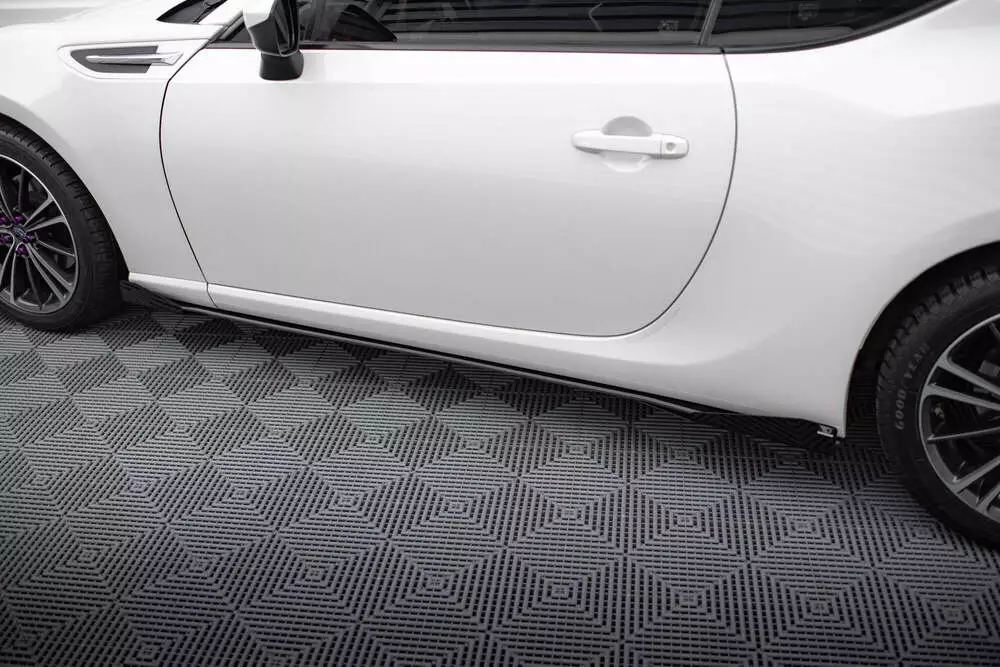 Street Pro Side Skirts Diffusers + Flaps Subaru Brz Mk1 / Mk1 Facelift