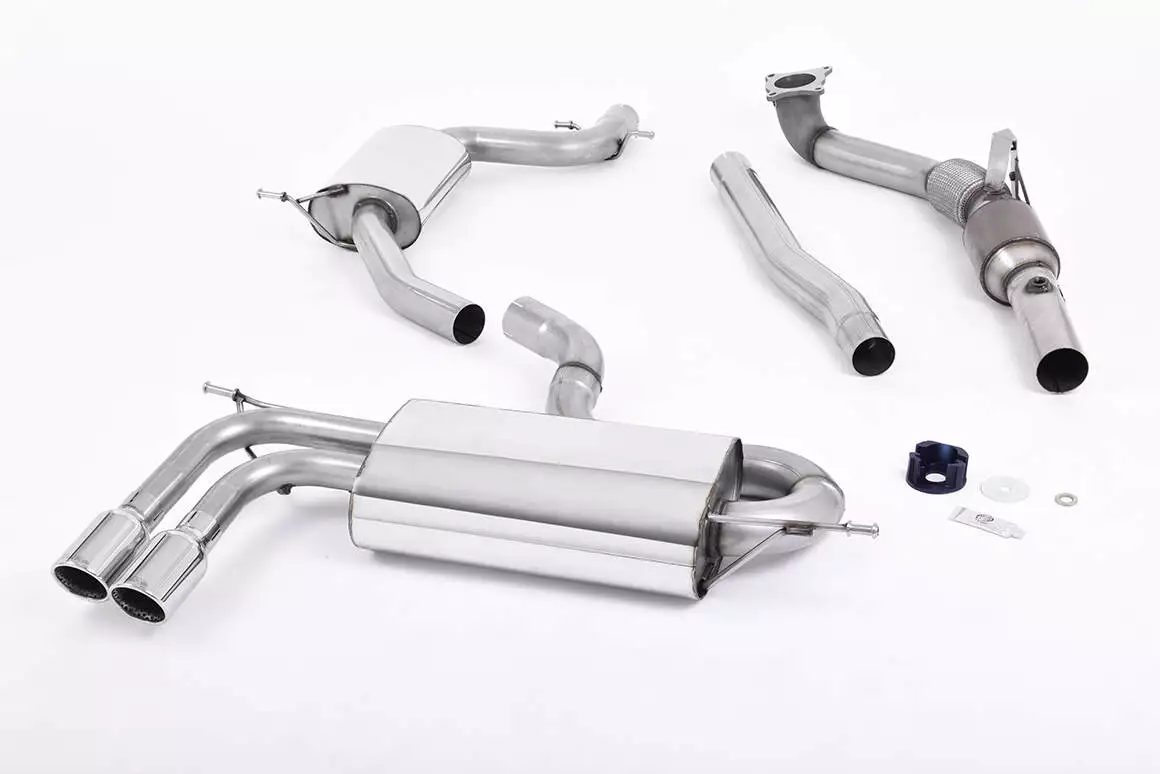 Turbo-Back with Hi-Flow Sports Catalyst and Polished Trims - 1.8 TFSI 2WD 3-Door