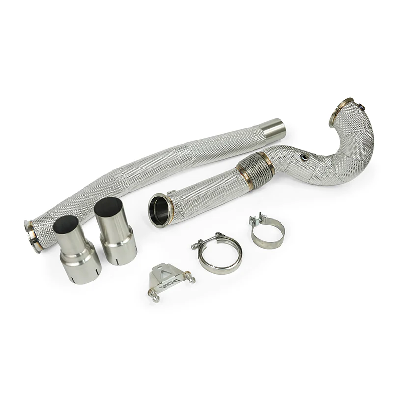 JDY 4" Catless Downpipe for Gen4 MQB Golf 8 GTI/R A3/S3 8Y