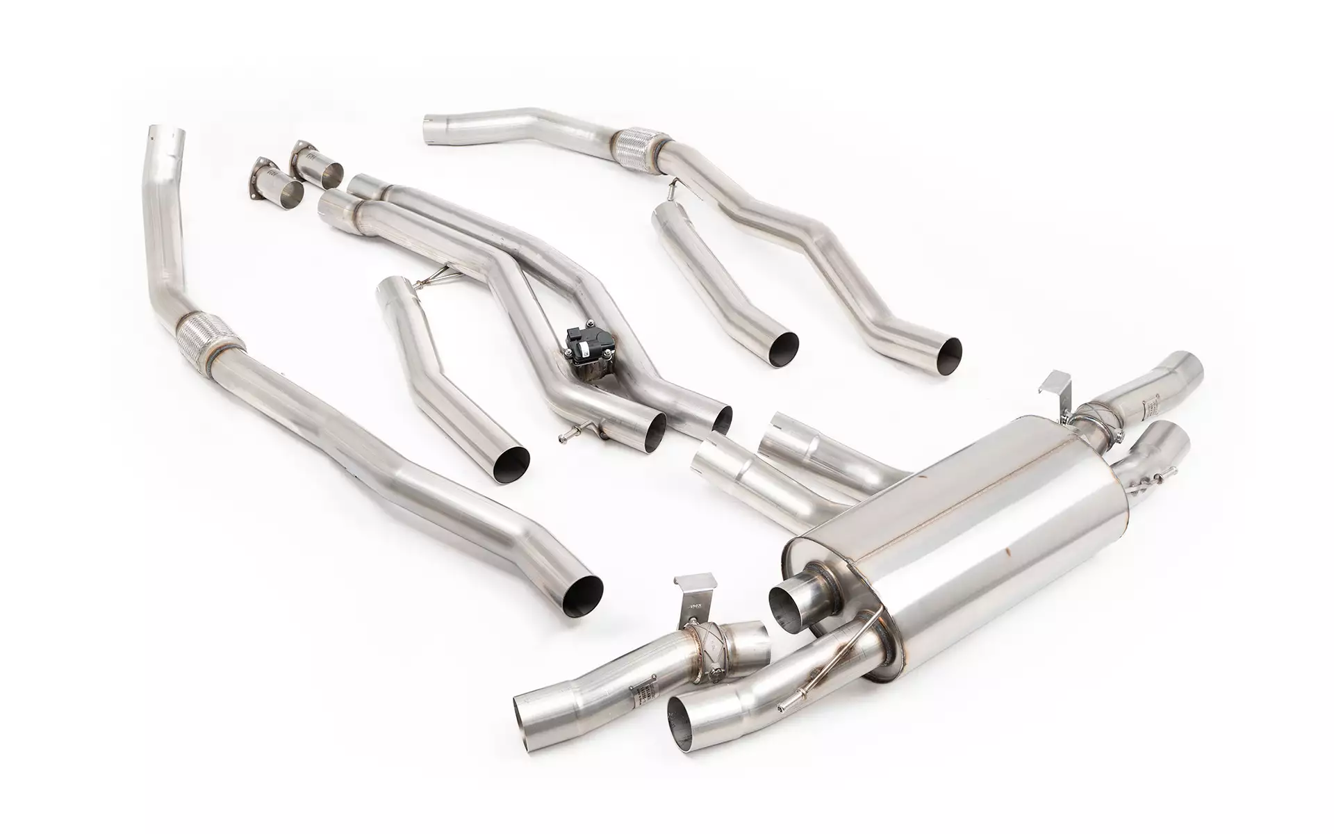 Cat-back System with H Centre Section - 4.0 Twin Turbo V8 Hybrid 800PS SE