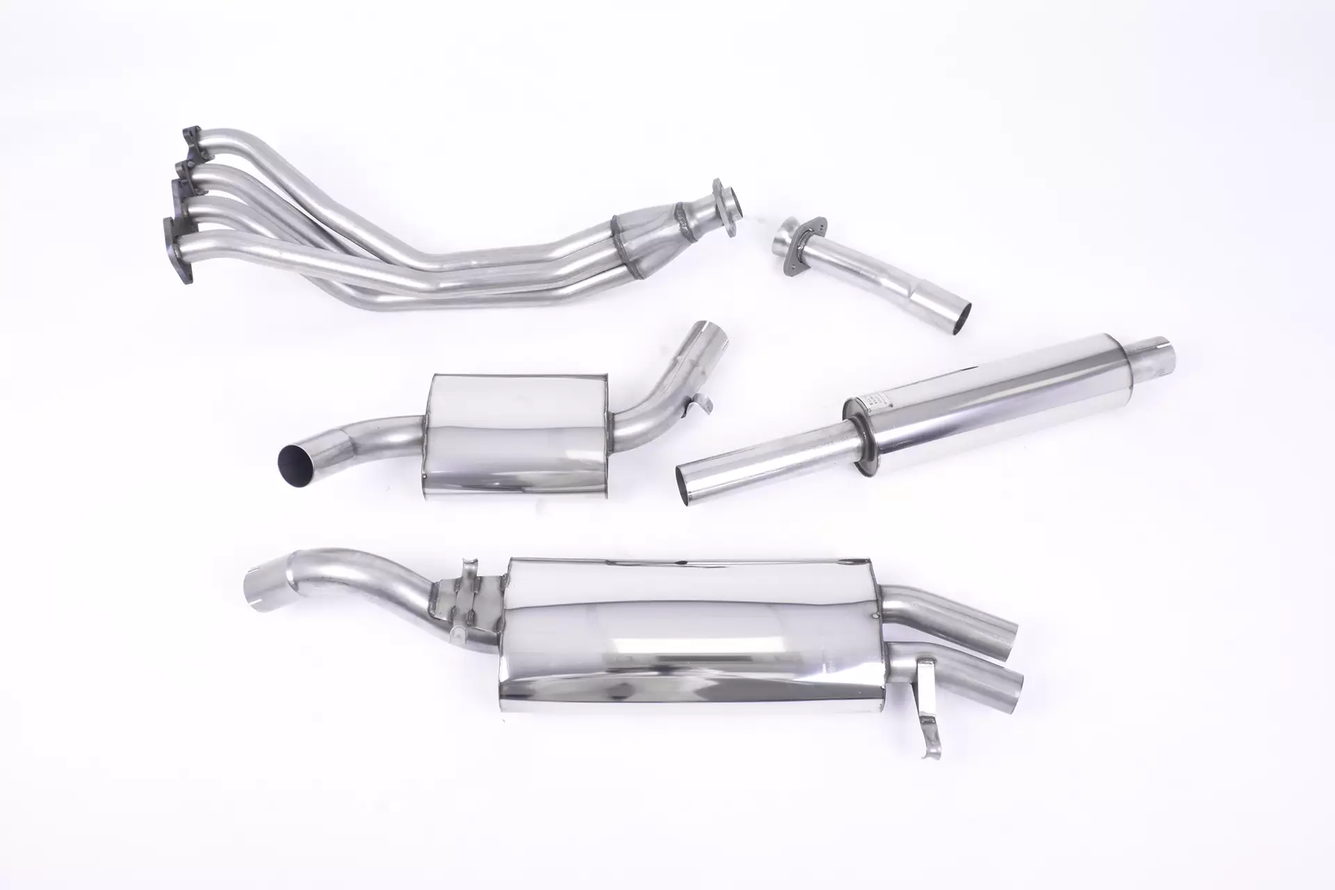 Full Exhaust System with Polished OE-Style Tips - Mk2 GTi 16v
