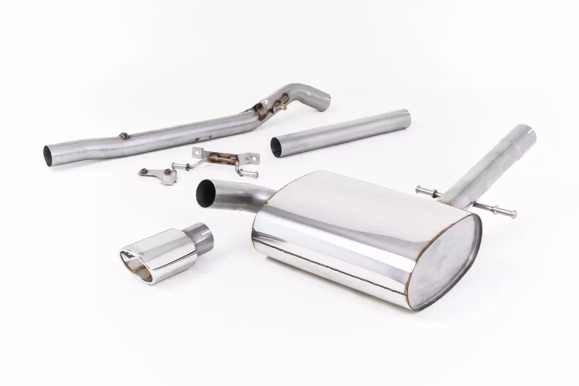 Cat-Back Exhaust System with Polished Oval Tip - G60 1.8 / VR6