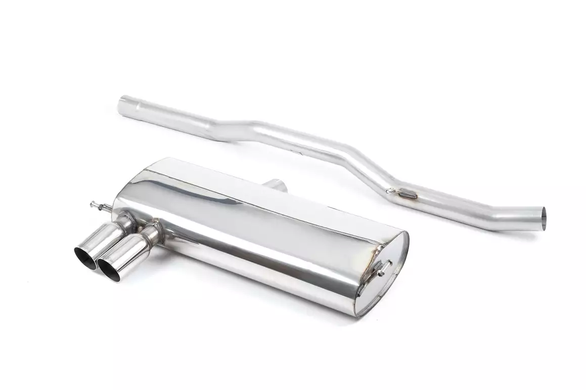 Cat-Back Exhaust System with Polished Trims - 1.8T Quattro 8L
